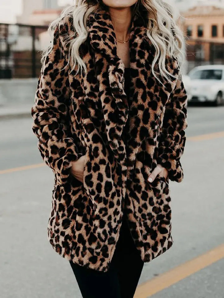 Stilla | Leopardmønster Coat