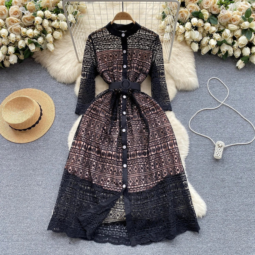 Stilla | Broderet Blomstret Sommer Kjole