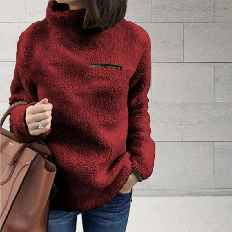Stilla | Fortykket Fleece Trøje