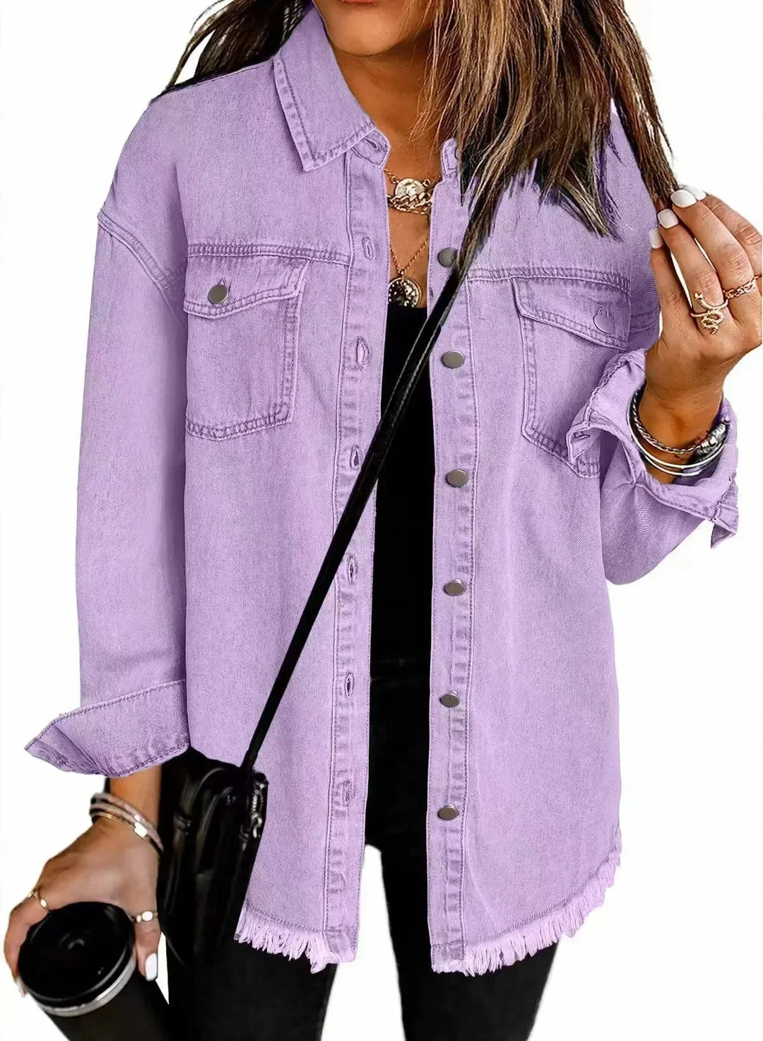 Stilla | Denim Skjortejakke