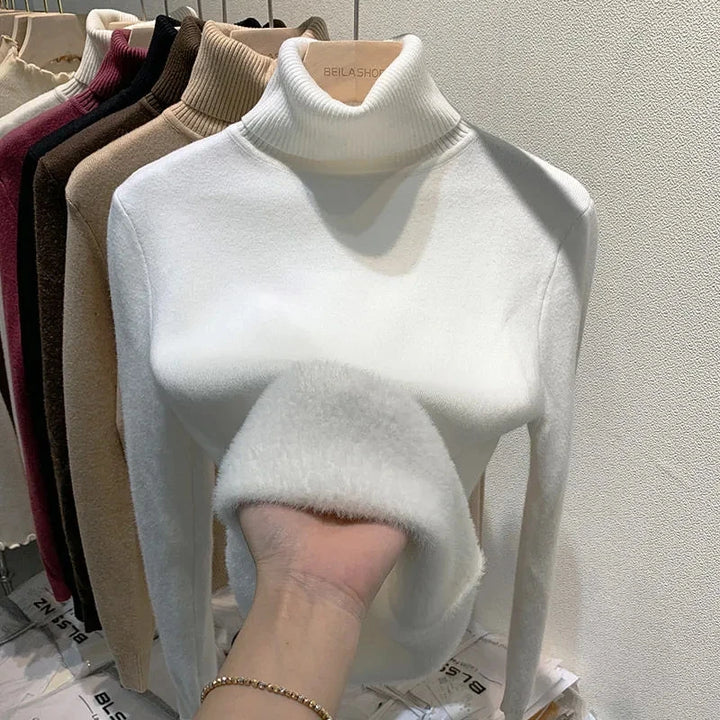 Stilla | Pullover med Rullekrave og Blødt Foder