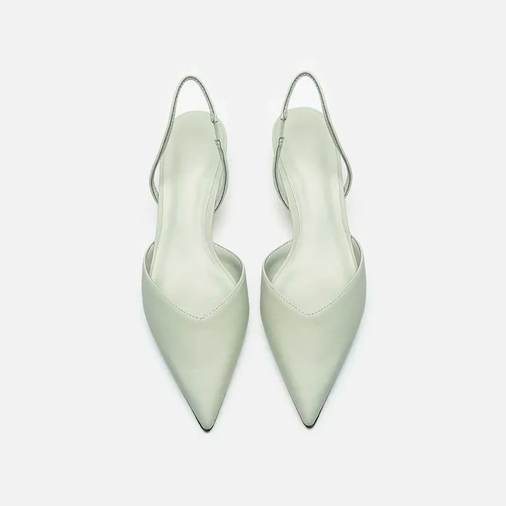 Stilla | Særlig Slingback Sandal Med Spids Tå