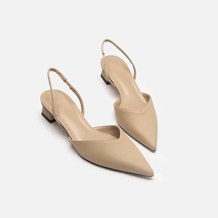 Stilla | Særlig Slingback Sandal Med Spids Tå