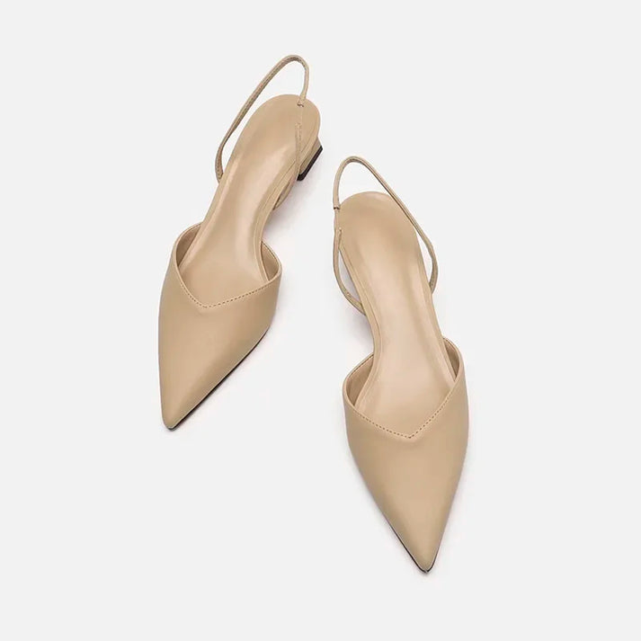Stilla | Særlig Slingback Sandal Med Spids Tå