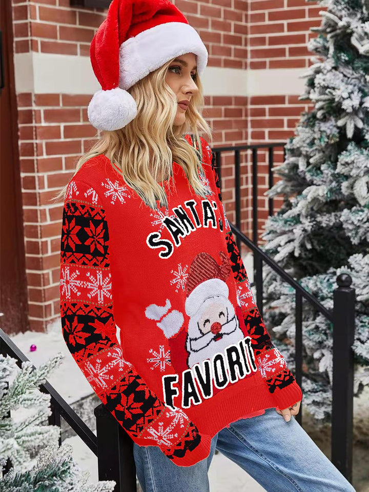 Stilla | Pullover med juleswitch-stikning