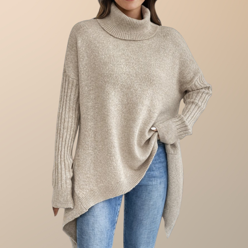 Stilla | Elegant lang rullekravepullover til damer