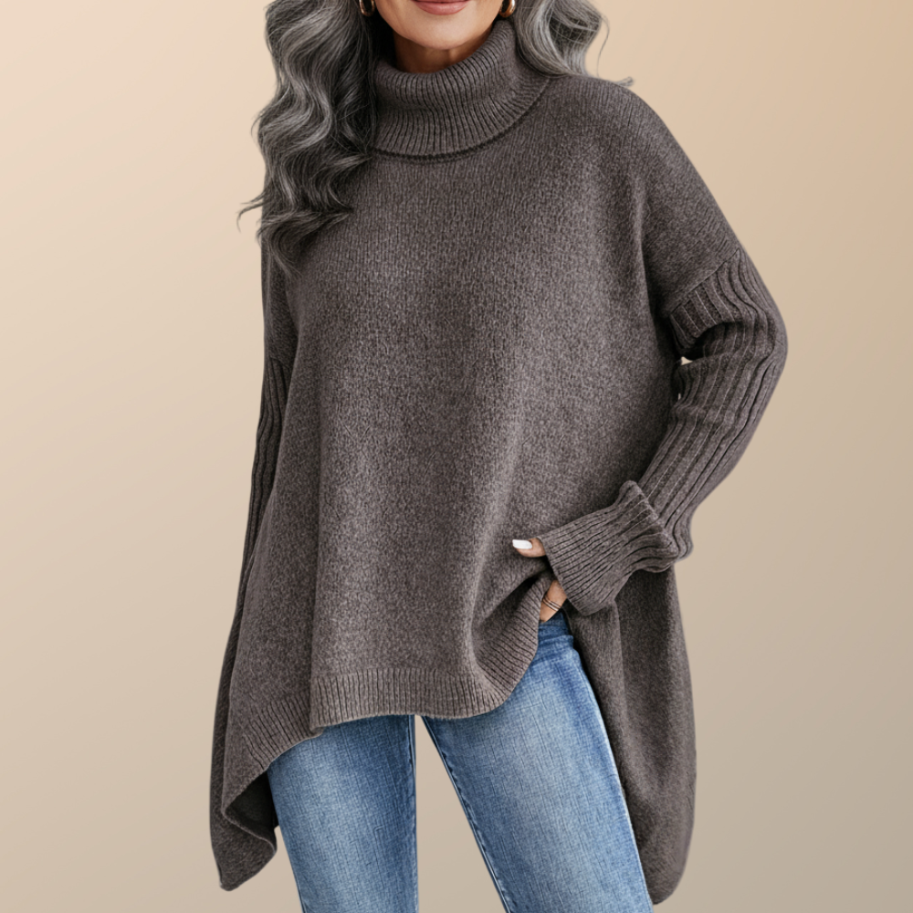 Stilla | Elegant lang rullekravepullover til damer