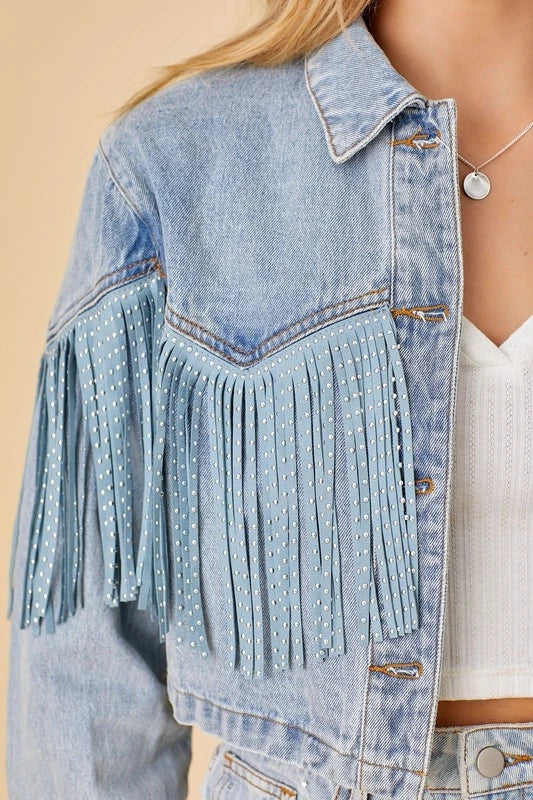 Stilla | Løst skåret denimjakke