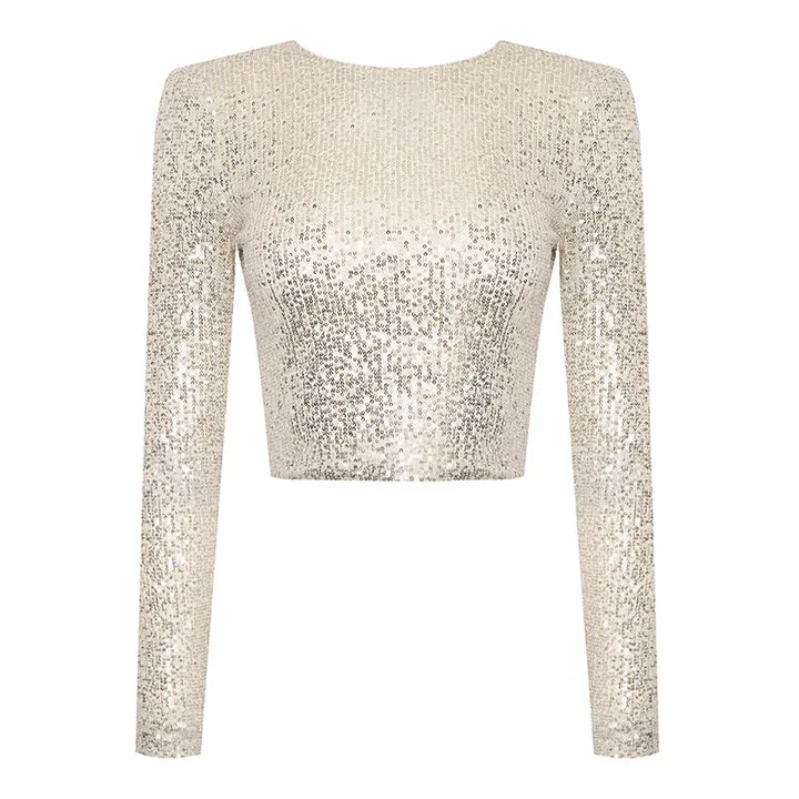 Stilla | Elegant blondet cropped-top