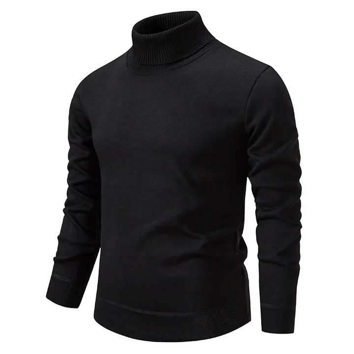 Stilla | Rullekrave Sweater I Bomuld til Mænd