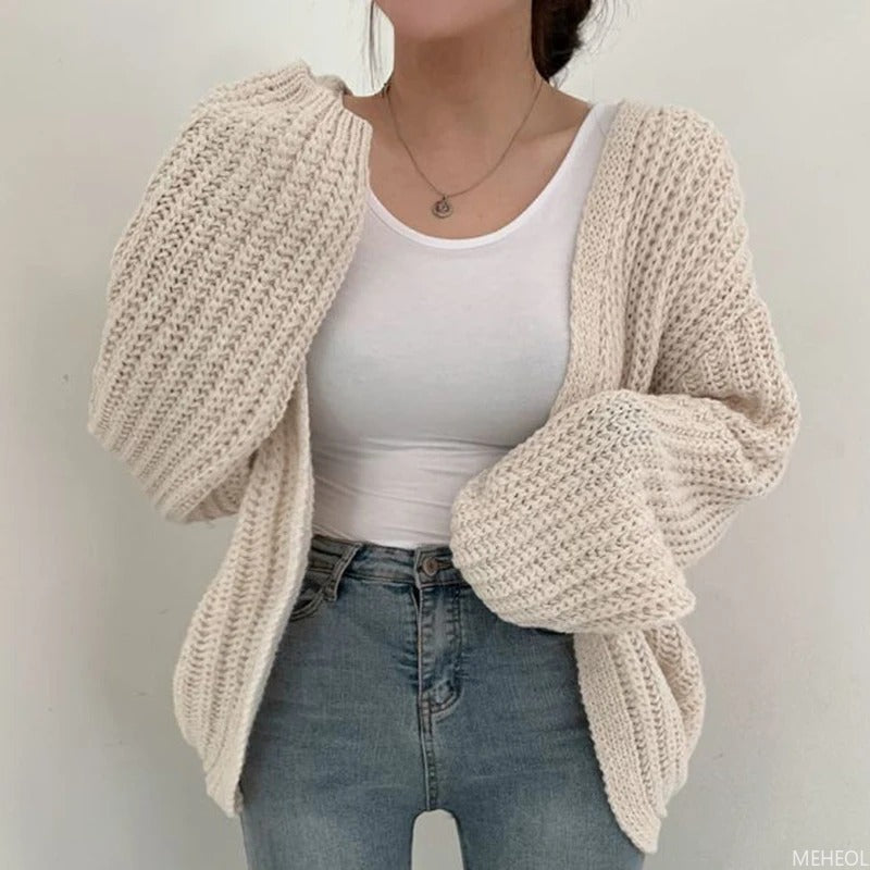 Stilla | Oversized Chunky Strik Cardigan