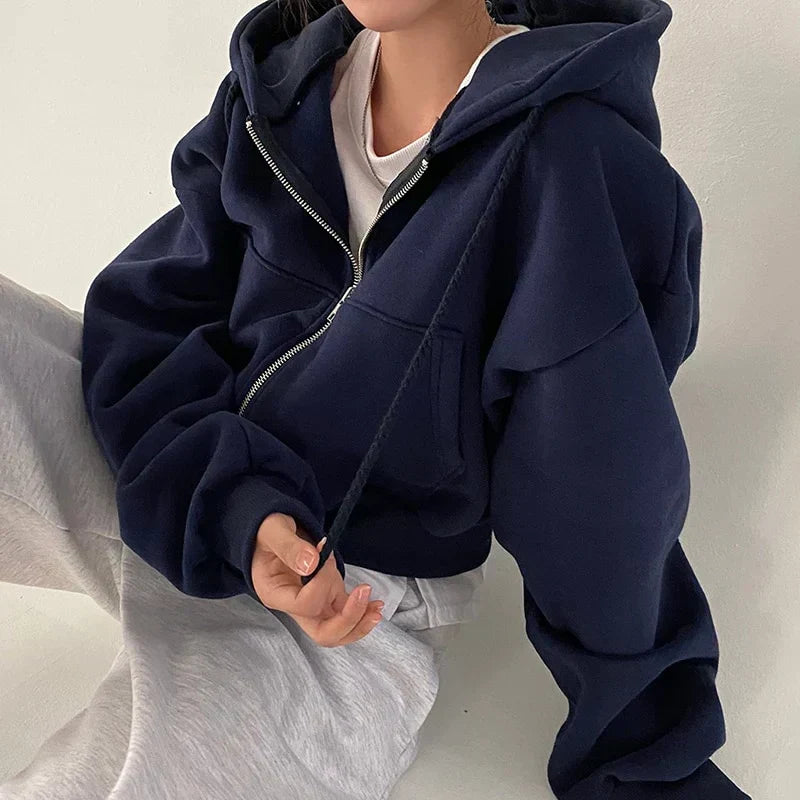Stilla | Størrelse Zip Hoodies