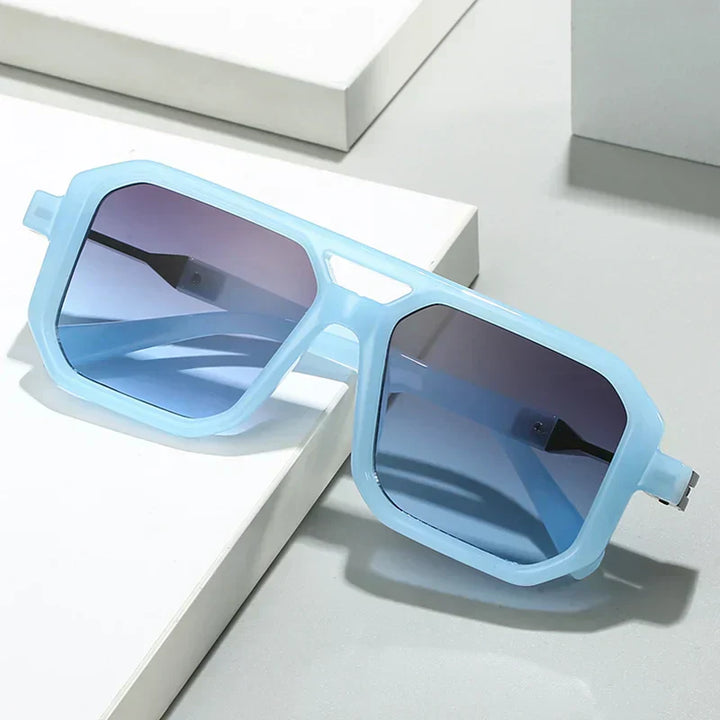 Skovae | Geometrisk Oversize Solbrille Moderne & Unik
