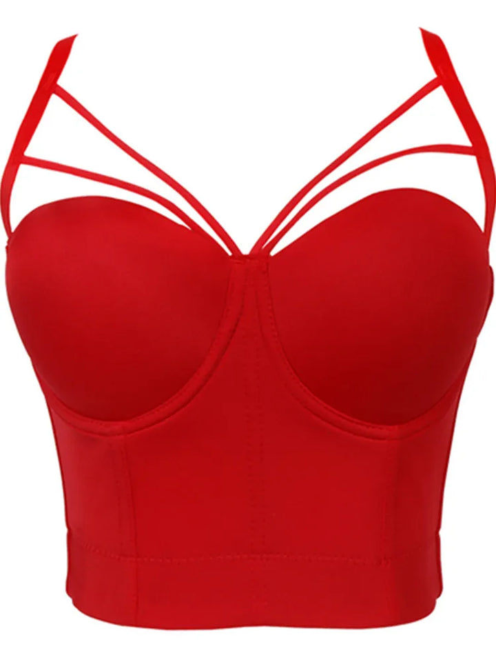 Skovae | 5 farver kvinder sexy designer sommer V-hals nude sort hvid rød rosa bomuld camisole toppe dame camis crop toppe