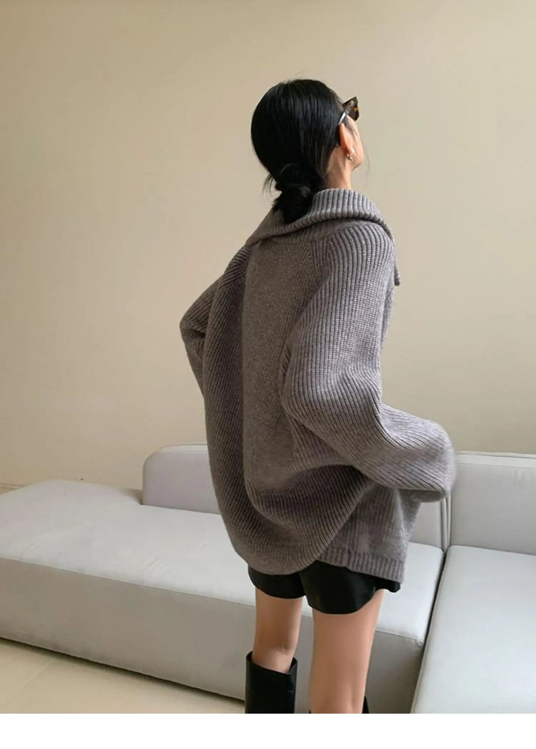 Stilla | Pullover med ståkrave
