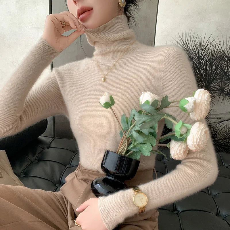 Stilla | Rullekravepullover Af Uld