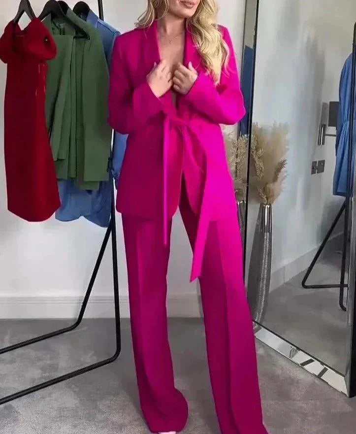 Stilla | Elegant Forretningsblazer & Bukser Sæt