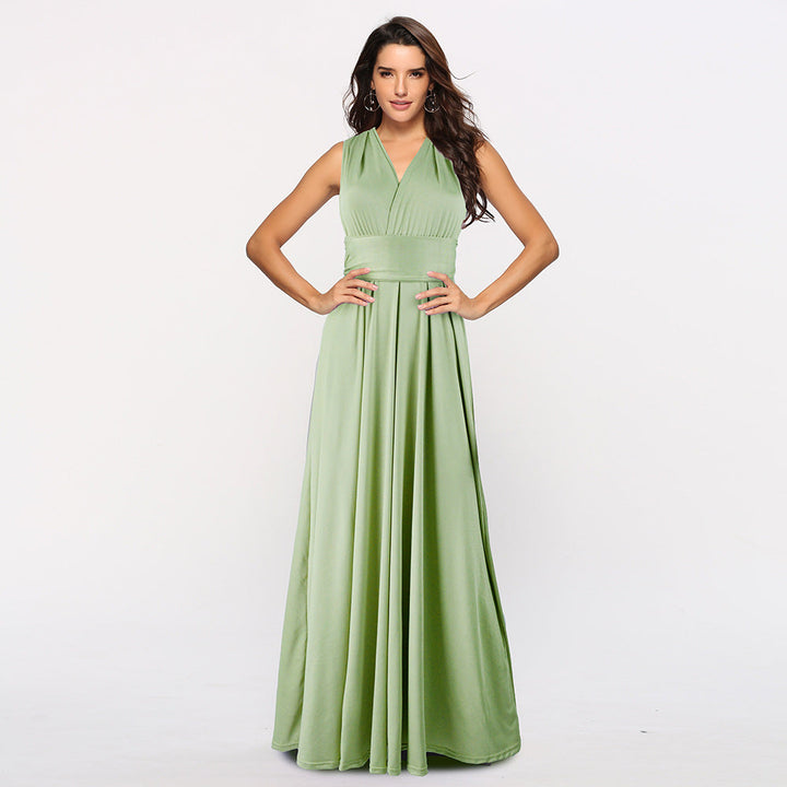 Stilla | Kvinders Multiway Wrap Konvertibel Boho Maxi Kjole