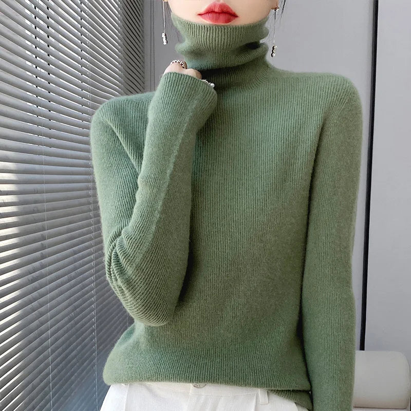 Stilla | Rullekravepullover Af Uld