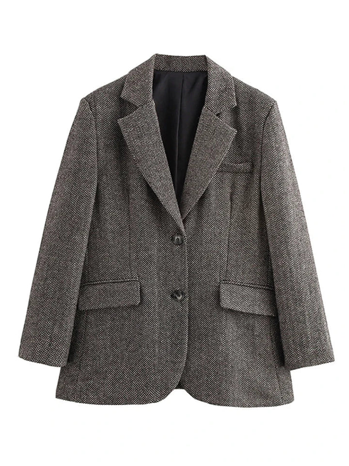 Stilla | Moderne Dameblazer Med Reverskrave
