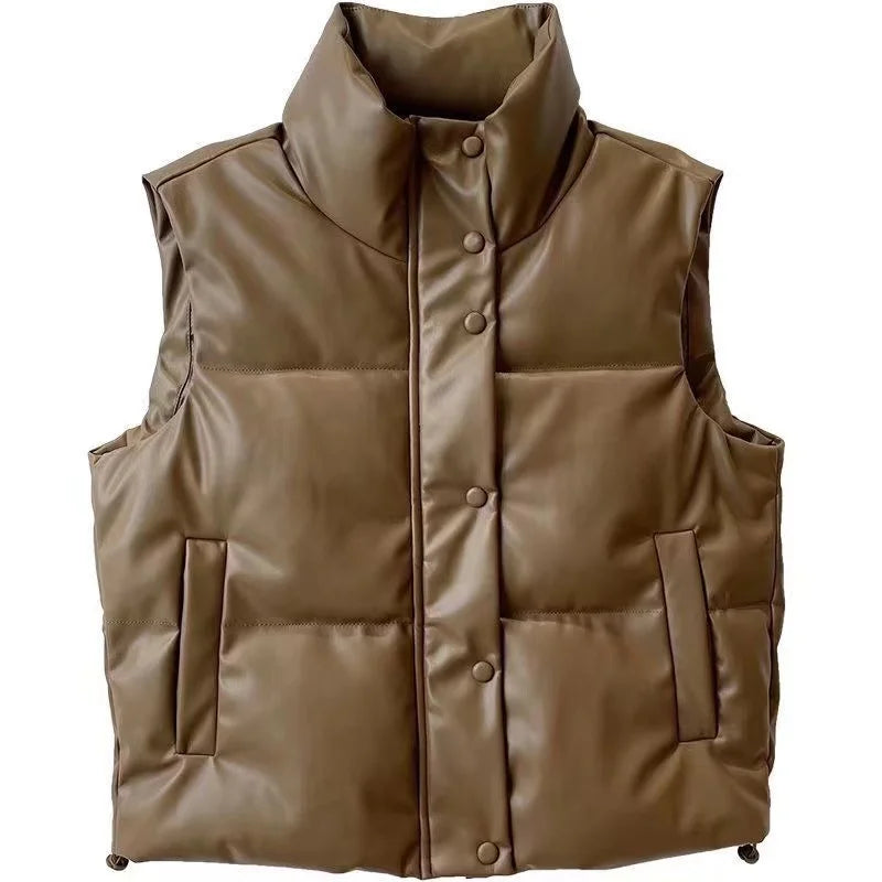 Stilla | Dame Højkrave Quiltet Vest