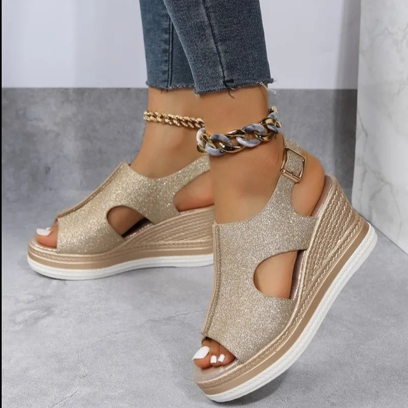 Stilla | Wedges Med Glimmer