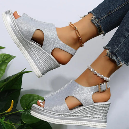 Stilla | Wedges Med Glimmer