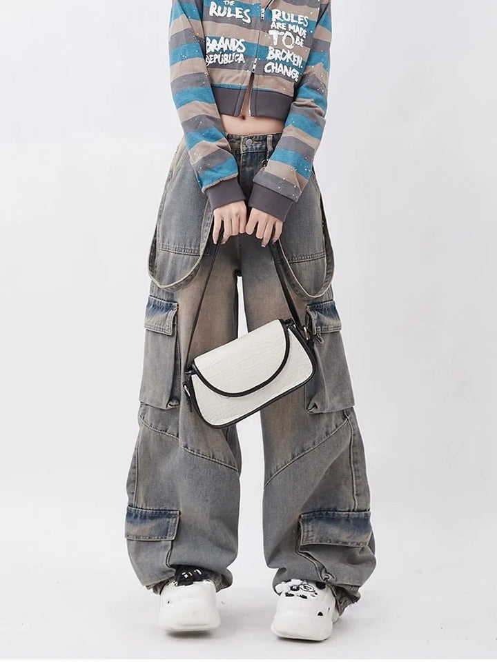 Stilla | Retro Jeans Brede Oversize Bukser