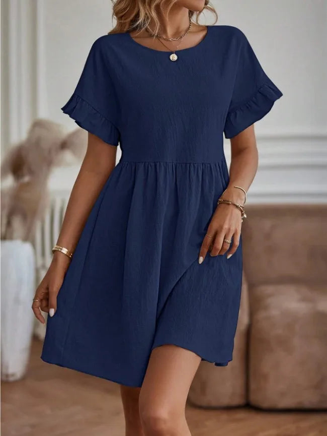 Stilla | Elegante A-linje Midi Kjole