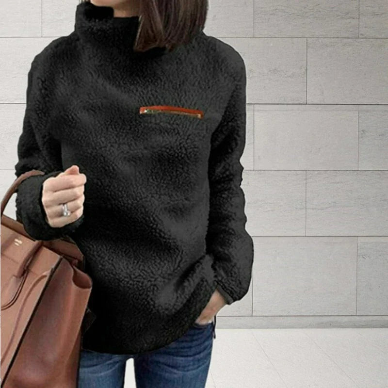 Stilla | Fortykket Fleece Trøje