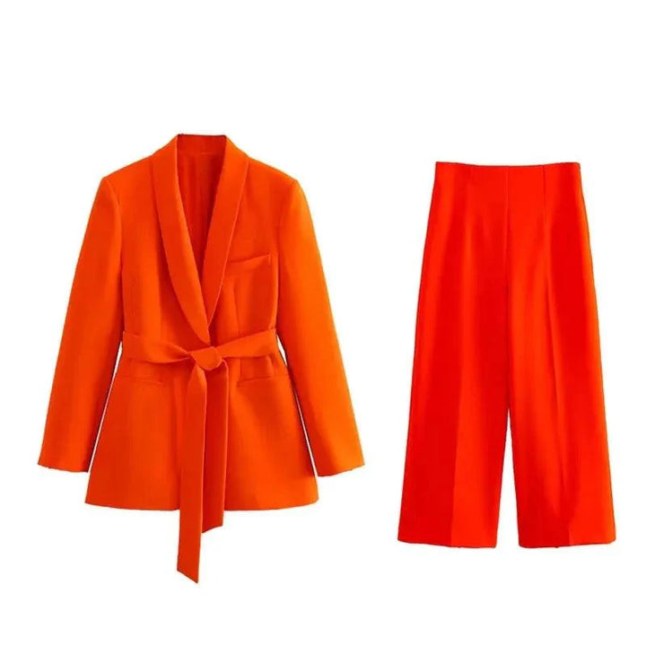 Stilla | Elegant Forretningsblazer & Bukser Sæt