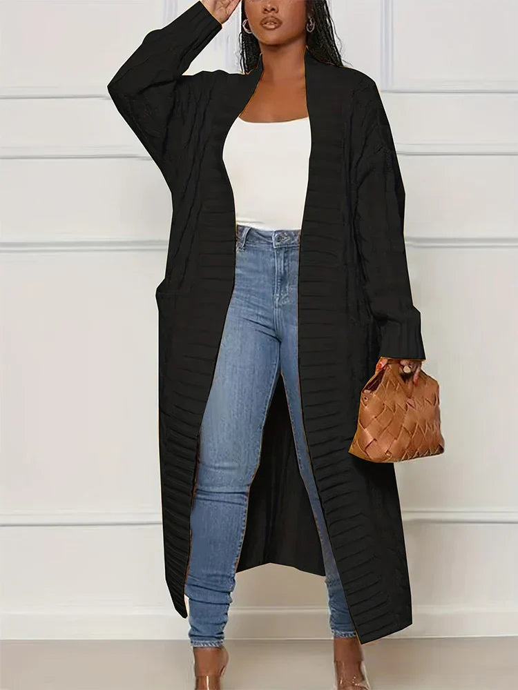 Stilla | Levende Komfort Lang Cardigan Quiltet Komfortabel, Lang