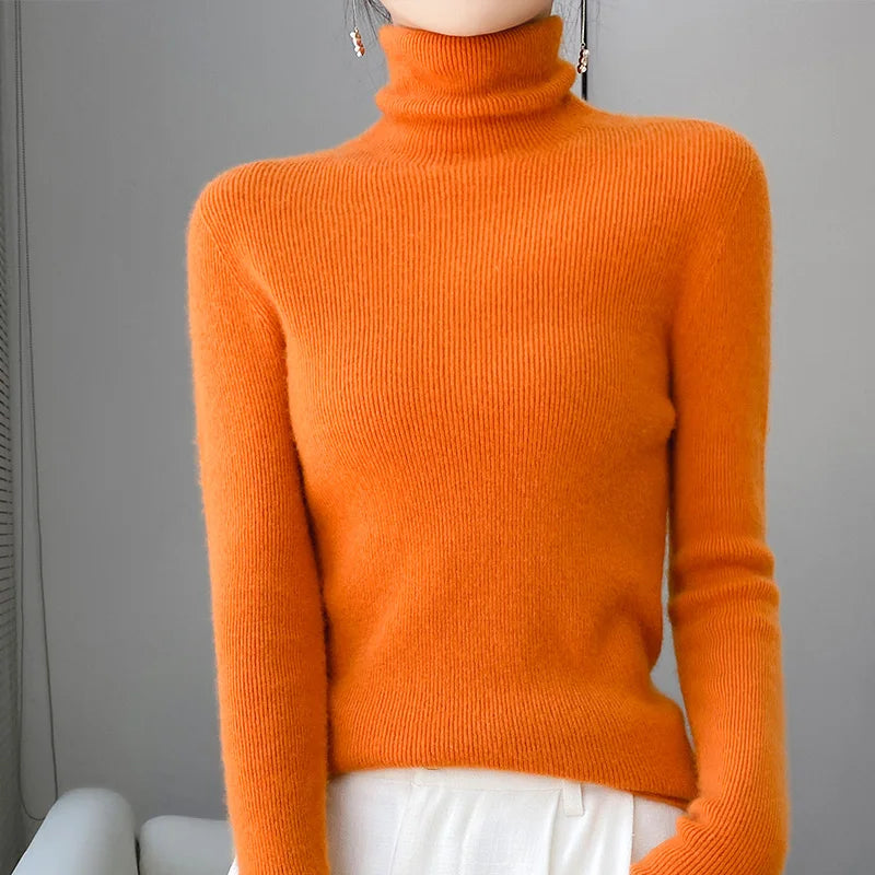 Stilla | Rullekravepullover Af Uld