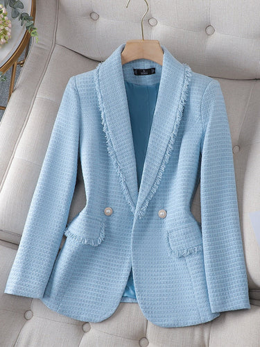 Stilla | Elegant Blazer Af Fleece Og Struktureret Stof Til Damer