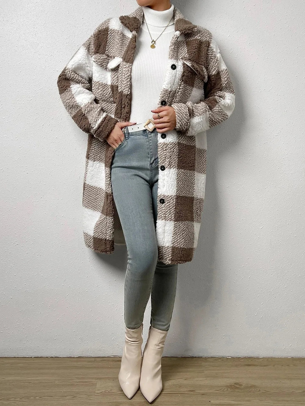 Stilla | Langternet Fleece-Frakke