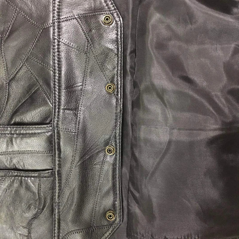 Skovae | Lædervest i vintagestil til mænd