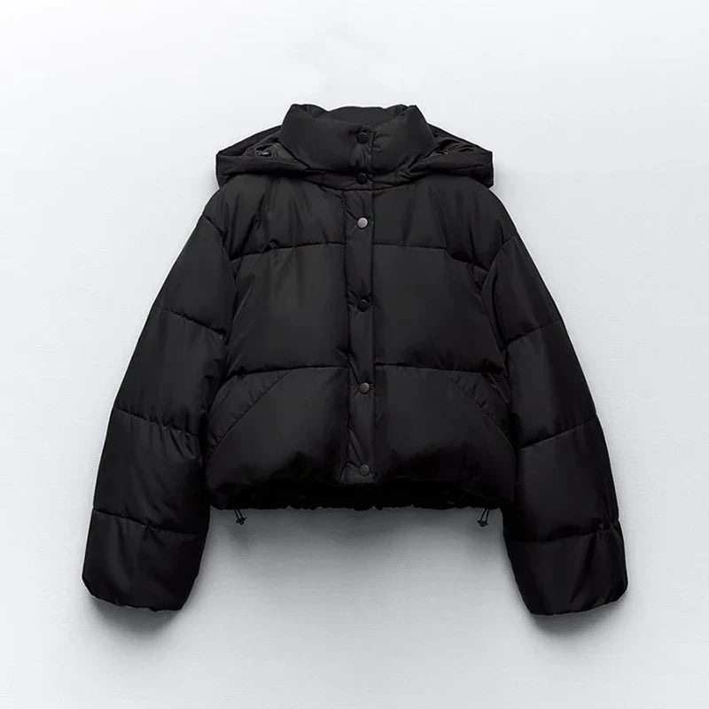 Stilla | Hættejakke - Cropped-Stil