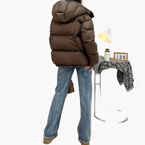 Stilla | Vinter Steppjakke med Hætte - Mode Outdoorjakke, Fritid & Hverdag