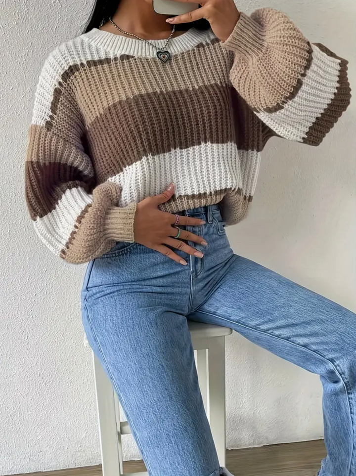 Stilla | Sweater med lanterneærmer