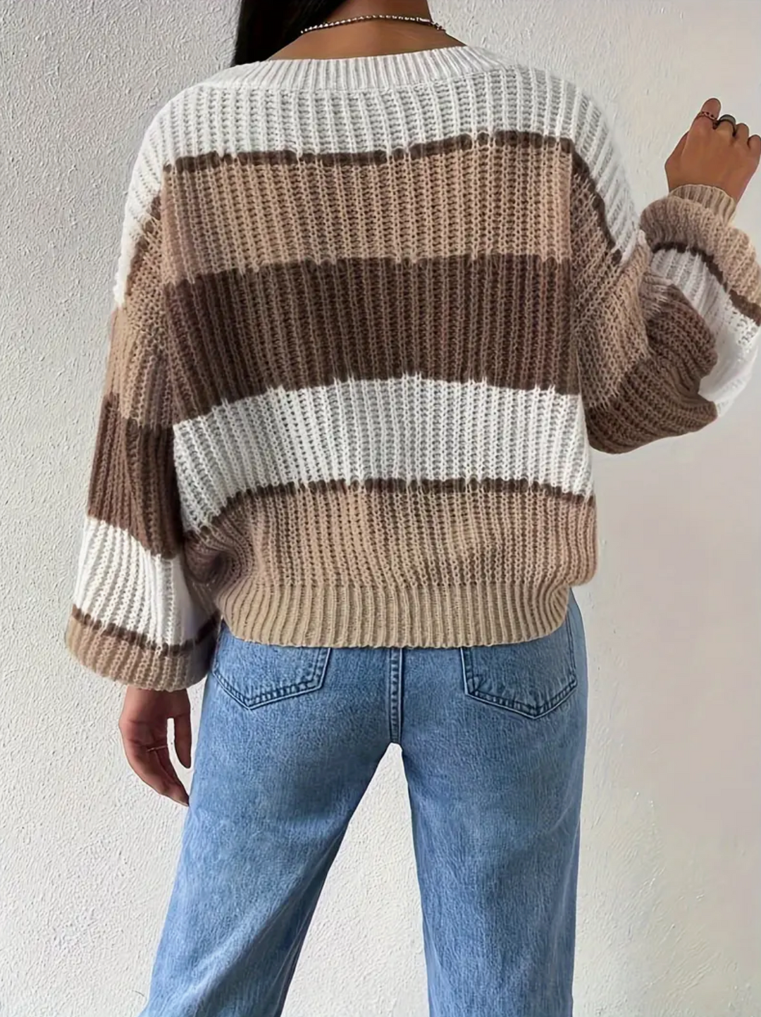 Stilla | Sweater med lanterneærmer