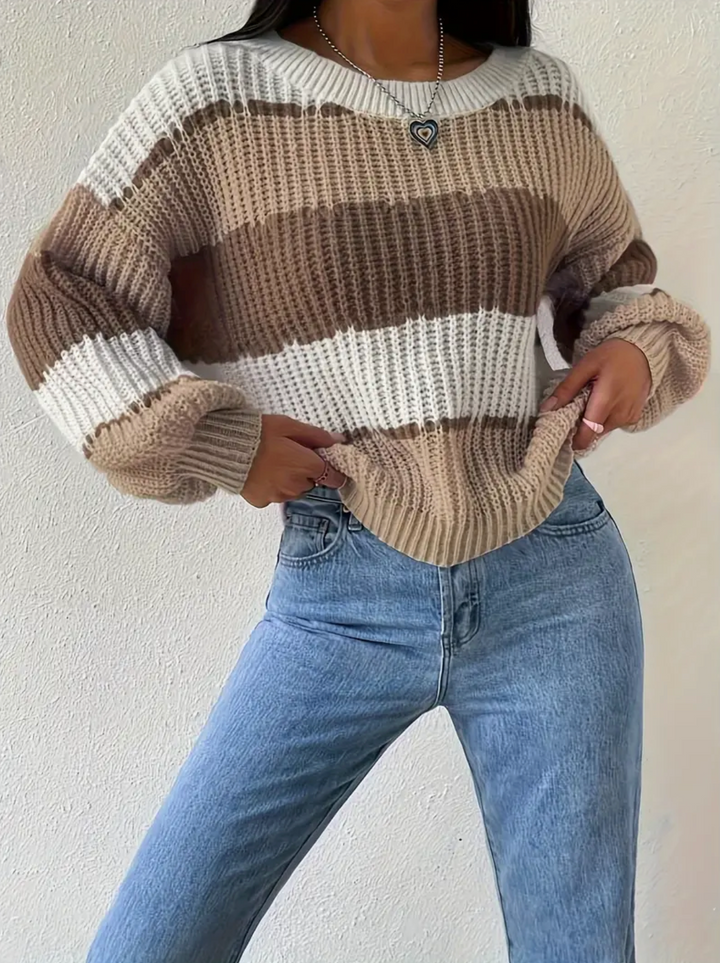Stilla | Sweater med lanterneærmer