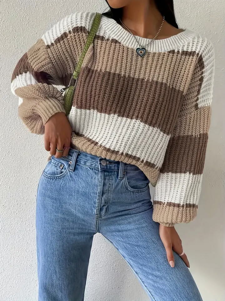 Stilla | Sweater med lanterneærmer