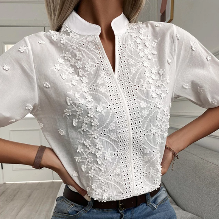 Stilla | Feminint Top Louise med elegant snit