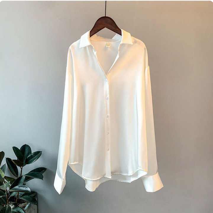 Stilla | Dame Satin Shirt