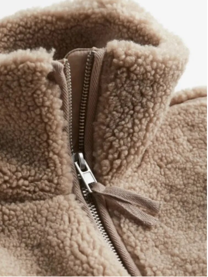 Stilla | Gilet teddy kort stilfuld dame
