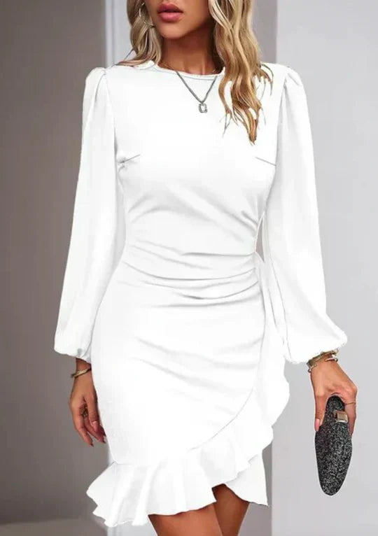 Stilla | Elegante, Sexet Kjole Med Flæser
