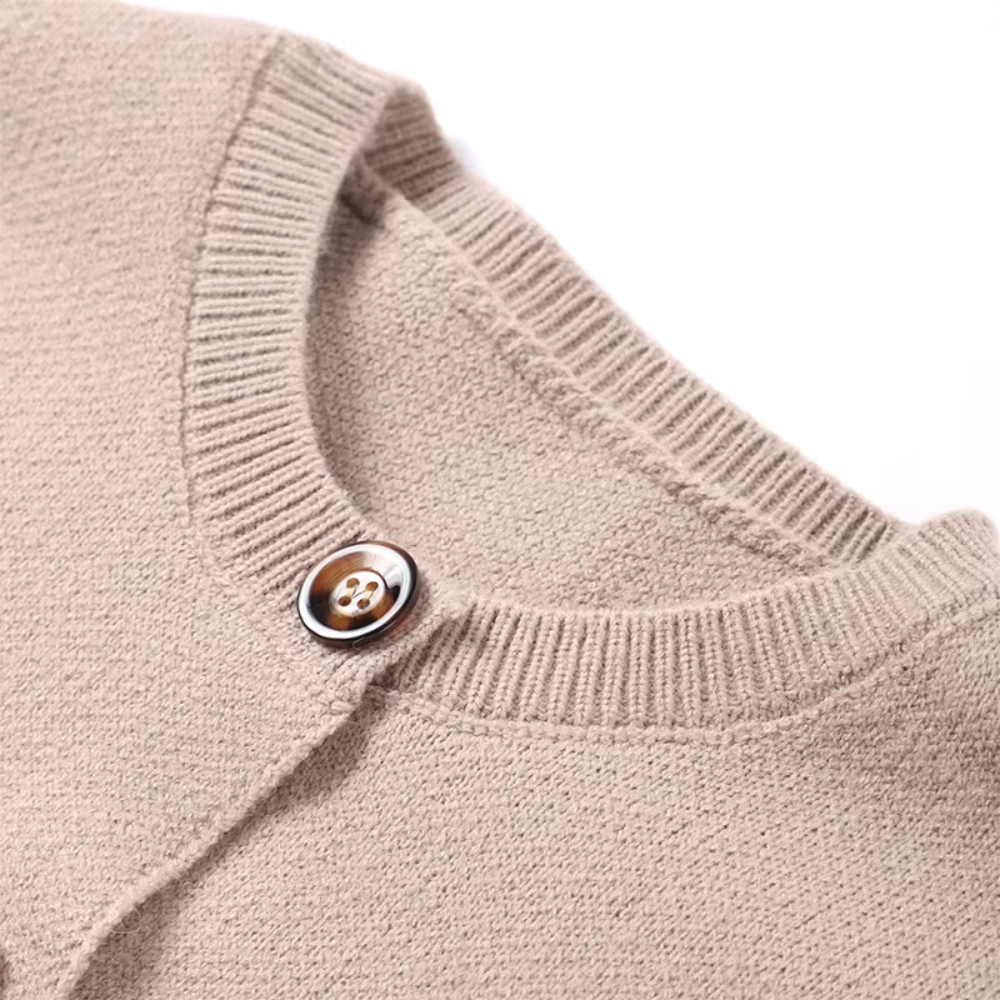 Stilla | Cardigan Kvinder med Rund Halslinje