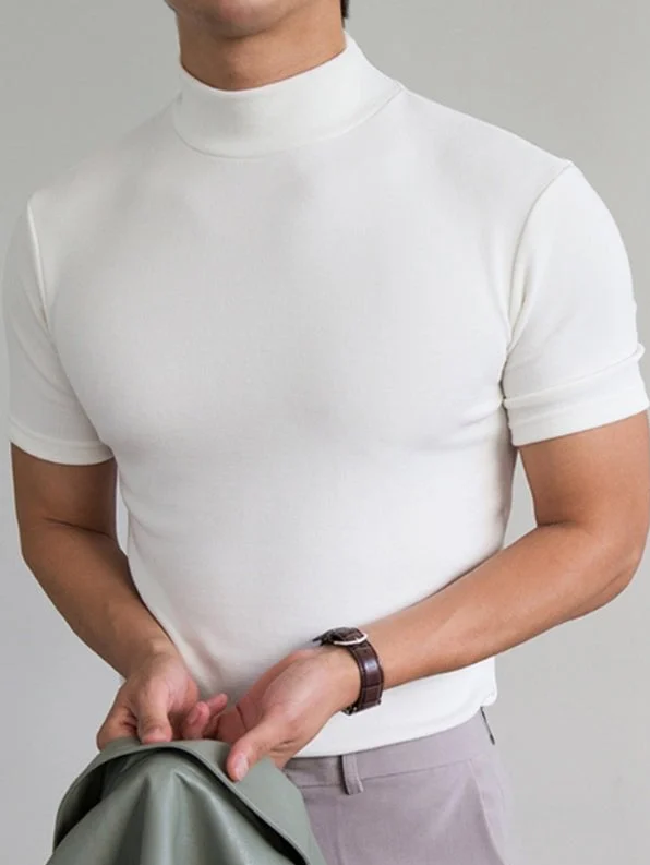 Stilla | Herres turtleneck skjorte