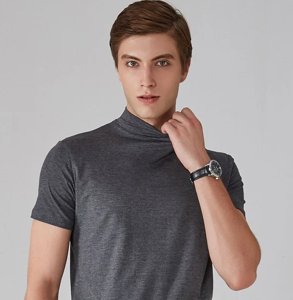Stilla | Herres turtleneck skjorte