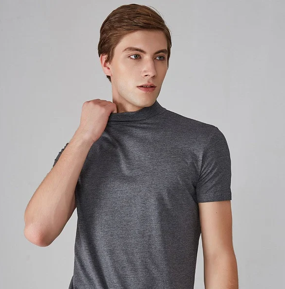 Stilla | Herres turtleneck skjorte